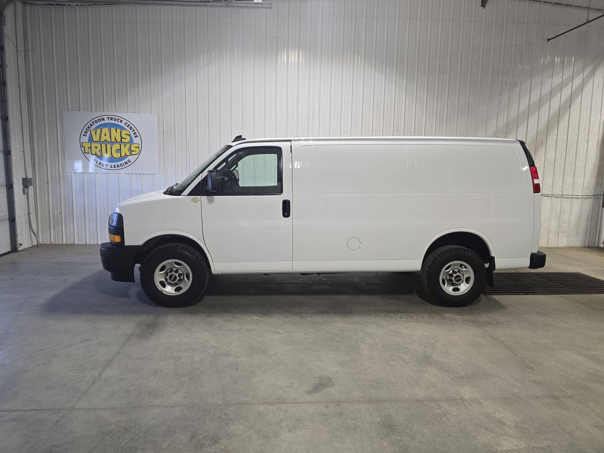 White 2024 GMC Savana Cargo Van Rear-Wheel Drive Automatic